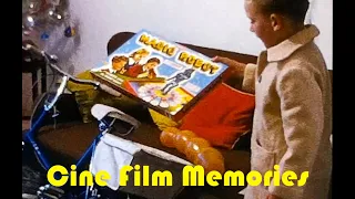 Christmas Morning 1966 Vintage Cine Film Home Movie