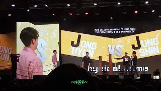 180527 - 2018 LEE JONG HYUN & LEE JUNG SHIN 1st FANMEETING “J VS J” IN BANGKOK - LIMBO