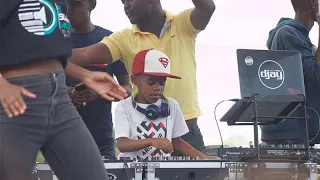 DJ Arch Jnr Closing Down Mafikeng Kids Festival With Amapiano