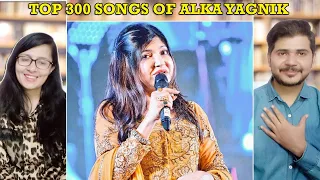 Couple Reaction on Top 300 Alka Yagnik Songs | SangeetVerse