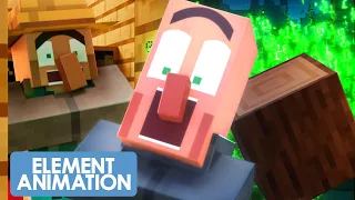 VILLAGER TRICK OR TREAT - A MINECRAFT HALLOWEEN #shorts