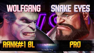 SF6 ➤ WolfGang (Rank#1 Blanka) vs Snake Eyes (Capcom Cup Qualified Zangief) ✎ CPT Fighter Match BO3