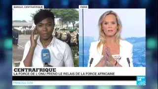Centrafrique : l'ONU prend le relai du maintien de la paix