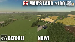 Before & Now Drive Around & Harvesting Crops - No Man's Land #100 Farming Simulator 19 Timelapse