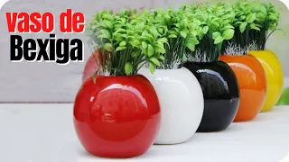 Plastic bottle flower vase making - Look like ceramic vase | cement flower vase