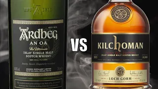 Ardbeg An Oa vs Kilchoman Loch Gorm Islay Single Malt Scotch Whisky