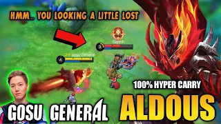 0 Deaths Gosu General Aldous, You Can't Kill Me!- Gosu General Aldous Gameplay | MLBB