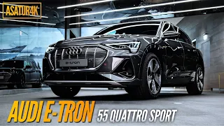 4K AUDI e-tron 55 quattro Sport 2020/2021 Exterior & Interior views in 4K quality walkaround