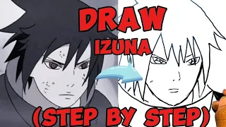 how to draw Izuna Uchiha step by step || easy drawing || Naruto anime