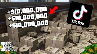 Testing Viral Tiktok Gta5 Money Glitches!!! P.3