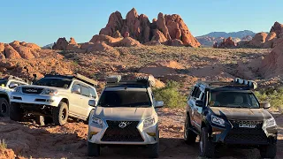 Logandale Trails with the Crew | Valley of Fire NV | Lexus GX460 | GX470