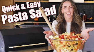 Quick & Easy Pasta Salad Recipe! Literally The Best Simple Pasta Salad Ever