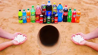 Pepsi, Fuze Tea, Lipton, Coca Cola, Mirinda, Fanta, Sprite, Other Sodas vs Mentos Underground