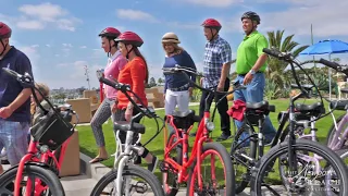 Group Electric Bike Beach Cruise in Newport Beach, CA