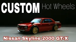 Hot Wheels Nissan Skyline 2000 GT-X Custom