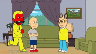 Classic Caillou Gives Arthur A Punishment Day/Grounded