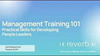 Low-cost manger training solution: Management Training 101