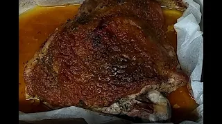 Соковите стегно індички в духовці/Juicy turkey thigh in the oven