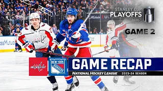 Gm 2: Capitals @ Rangers 4/23 | NHL Playoffs 2024