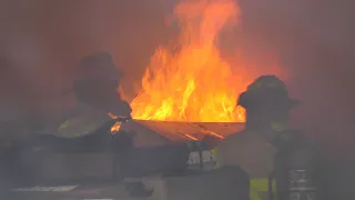 Jacksonville Fire Rescue Department calls second alarm on warehouse fire