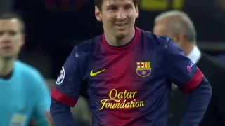 Lionel Messi vs PSG UCL Home 2012- 13 English Commentary