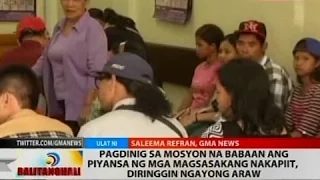 Pagdinig sa mosyon na babaan ang piyansa ng mga magsasakang nakapiit, diringgin ngayong araw