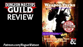 DMs Guild Review - Weapon Perks