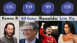 Comparison : IQ ranking of celebrities