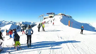 Komplette Talabfahrt ins Kleinwalsertal auf Ski