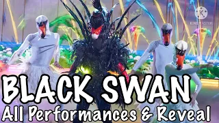 Black Swan - All Performances & Reveal | Masked Singer Season 5