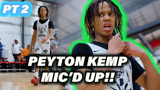 Peyton Kemp Mic'd Up GHAI 2027 vs Scottie Adkinson and Brad Beal Elite EYBL