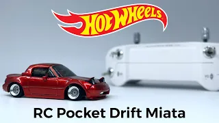Making a Pocket Drift Miata With Working Popups (RC Hotwheels Custom)
