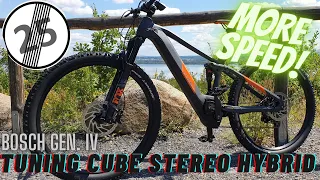 Tuning Cube Stereo Hybrid 120 Race (2020/2021) - Bosch Gen. 4 Ebike - Bike Speed RS