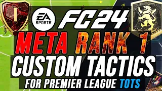 Rank 1 POST PATCH META Custom Tactics & Instructions To Get More Wins in FUT Champions - FC 24