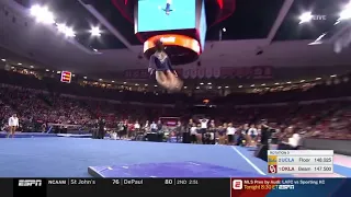 Katelyn Ohashi 2019 Floor vs OU 10.000