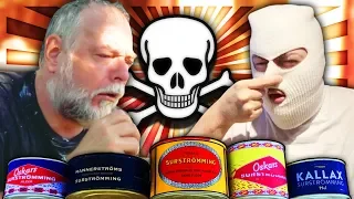 HOW TO EAT SURSTRÖMMING (SURSTRÖMMING TEST)