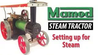 Mamod Steam Tractor - how to set up a Mamod  TE1A Tractor Engine