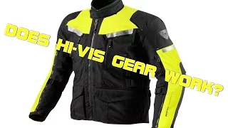 High visibility motorcycle gear DOES NOT work