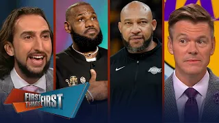 LeBron clears up retirement rumors, Lakers HC sends message to Nuggets | NBA | FIRST THINGS FIRST