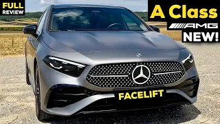2023 MERCEDES A Class AMG NEW FACELIFT ! FULL In-Depth Review DRIVE Exterior Interior Infotainment