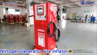 Truck Nitrogen Generator Tire Inflator Automatic Adjustable OPS High Accuracy