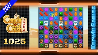 Candy Crush Saga Level 1025 - No Boosters - 20 moves (2021)