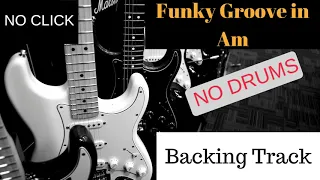 Funky Groove NO DRUMS/drumless Backing track (no click)