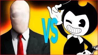 СЛЕНДЕРМЕН VS БЕНДИ И ЧЕРНИЛЬНАЯ МАШИНА | СУПЕР РЭП БИТВА | Bendy and the ink song VS Slenderman