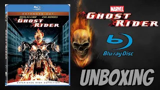 Nicolas Cage Ghost Rider (2007) Extended Cut | Marvel Movie Collection | Blu-ray Unboxing