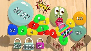 JeJelly - jelly 2048 reach Infinity highest speed run jelly ball 2048 bonus Level part 3 #jejelly