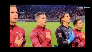 Switzerland National Anthem (vs Northern Ireland) - FIFA World Cup 2022 qualifying