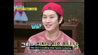 Hee Chul's advise to Taemin.