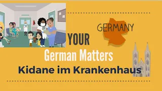 Kidane im Krankenhaus Gespräche führen Diya´s Besuch im Krankenhaus Deutsch verstehe -German matters