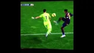 NEYMAR Disallowed Goal # Real Sociedad 1-0 FC Barcelona # Liga 04/01/2014